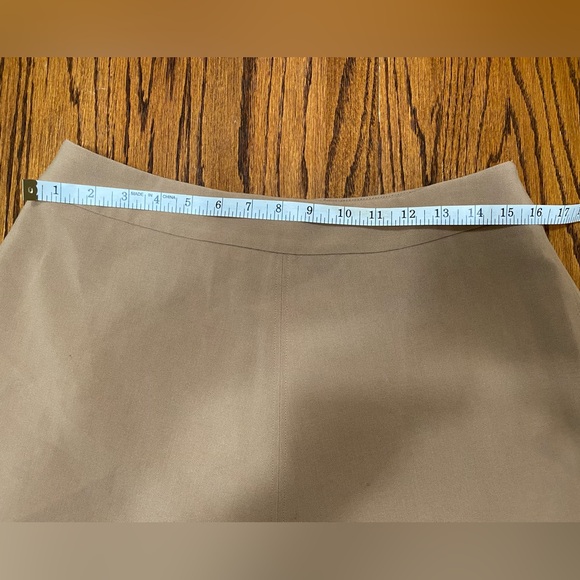 Loft Womens 8 Brown Soft Flare Skirt Lined - Picture 8 of 9